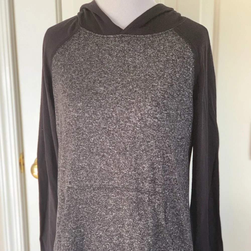 Justice Soft Lightweight Grey Hoodie with Front Pocket Size 14/16 Plus